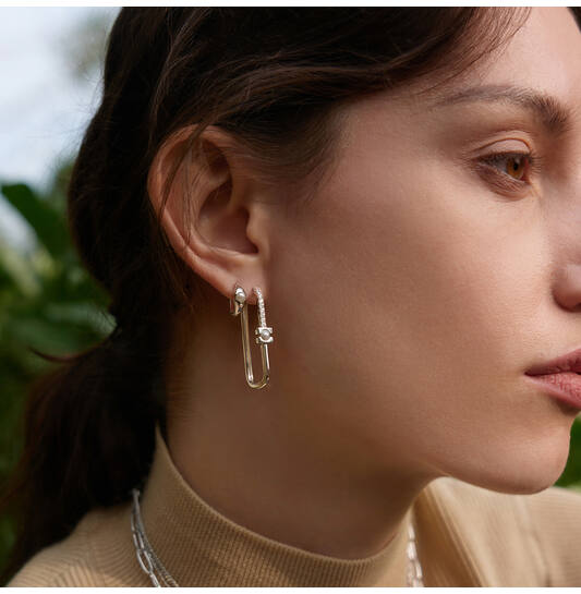  Modern Muse - Ohrringe mit Clipverschluss - Silber / rhodiniert - Perle
